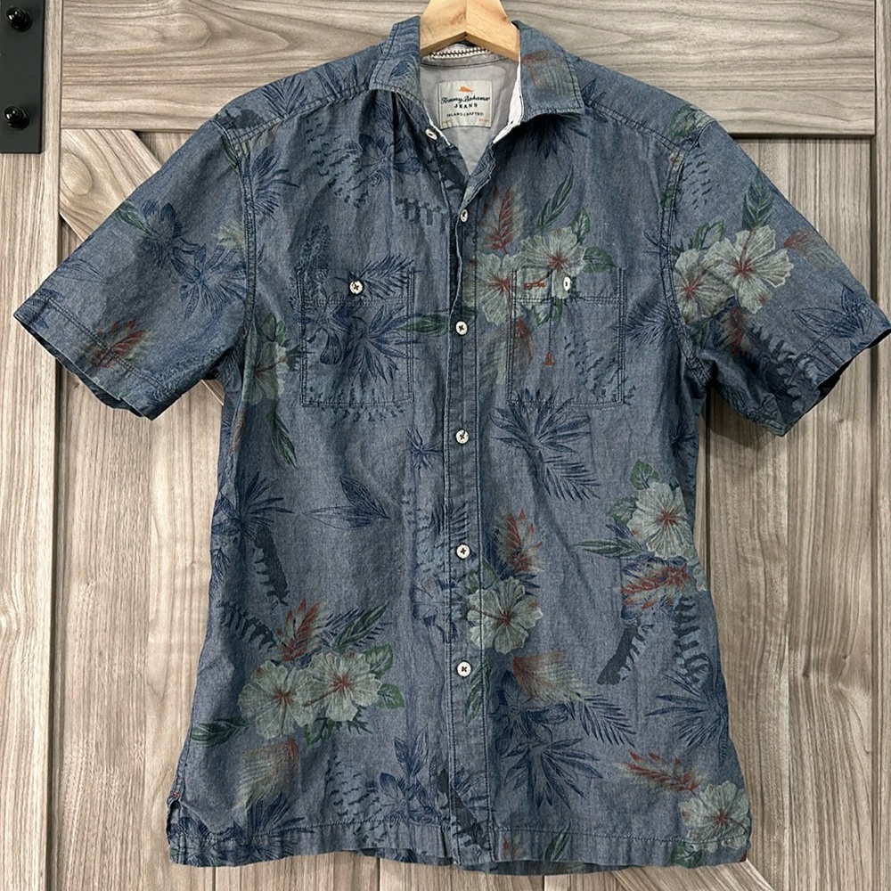 Tommy Bahama Jeans Island Crafted Men’s Button-up Shirt Small